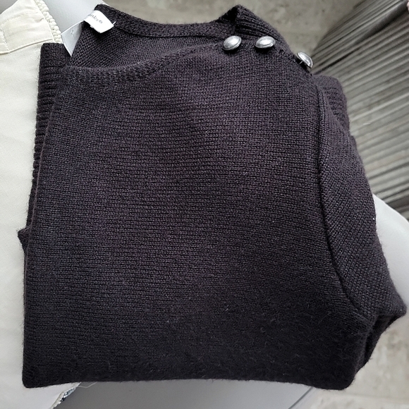 CHRISTOPHER&BANKS Black Boatneck Sweater - Picture 8 of 9